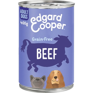 EDGARD&COOPER comida húmeda para perros adultos con vacuno Grain Free lata 400 g