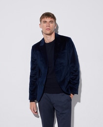 Men's velvet blazer