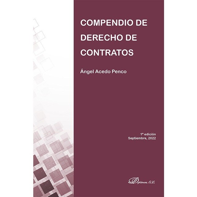 Compendio de derecho de contratos