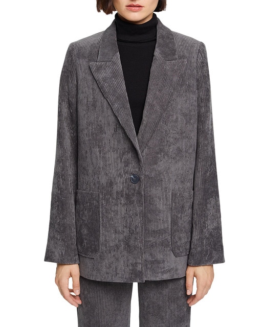 Blazer pana de mujer largo a la cadera