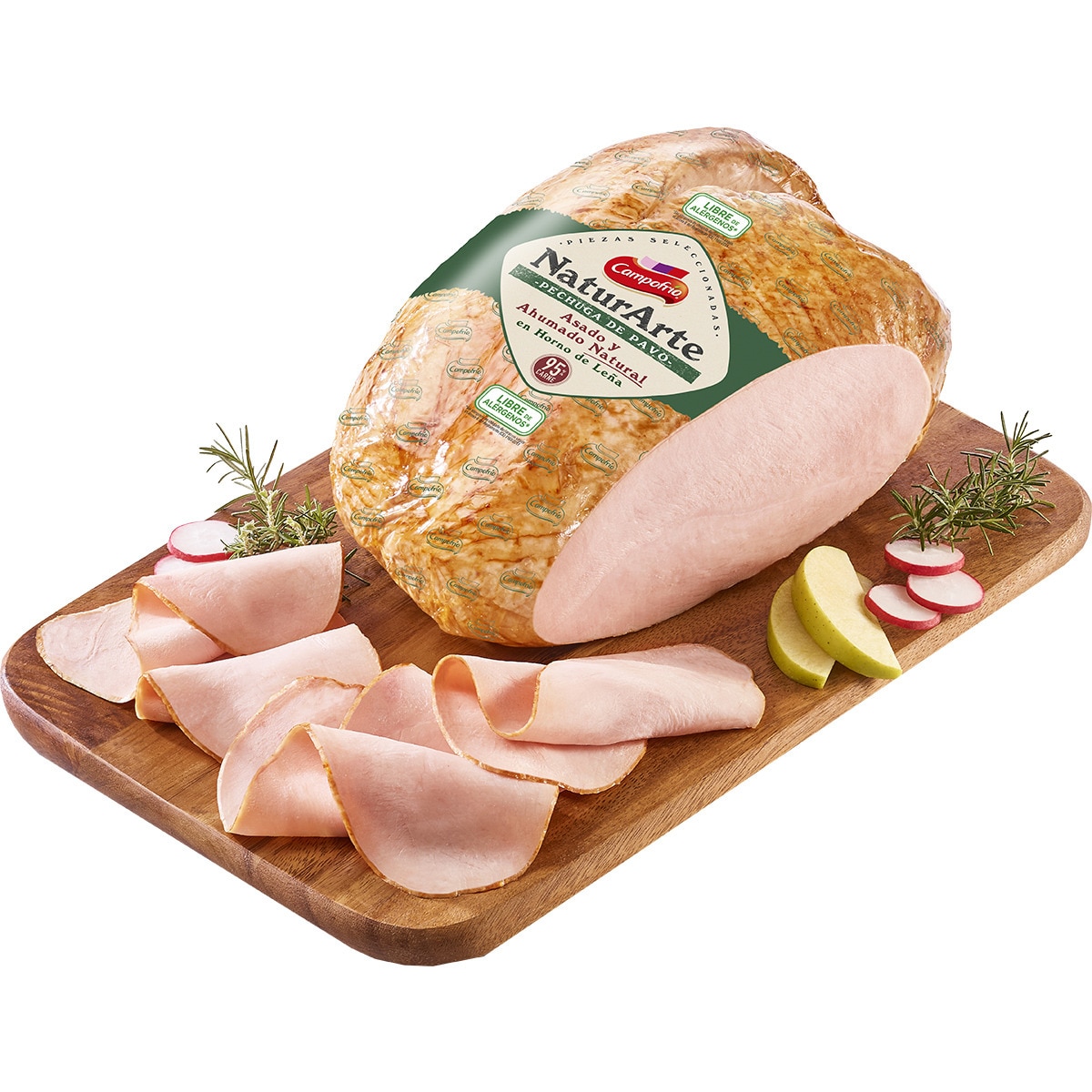 NaturArte pechuga de pavo asado y ahumado natural en horno de leña
