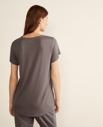 T-shirt femme basic à manches courtes