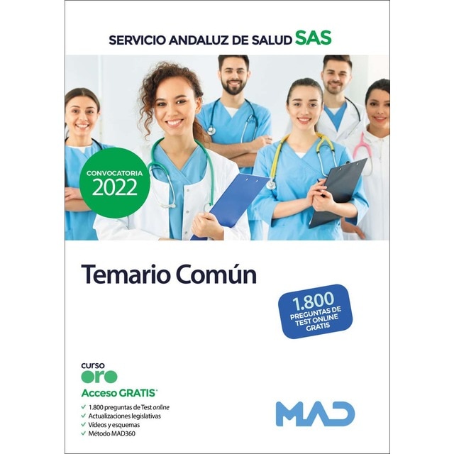 Temario común y test del servicio andaluz de salud