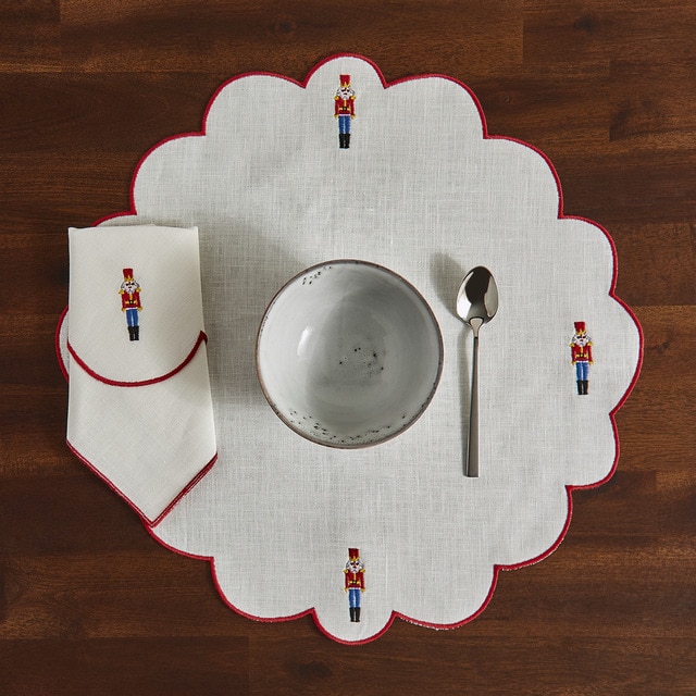 Set de mantel individual y servilleta lino Nutcracker El Corte Inglés