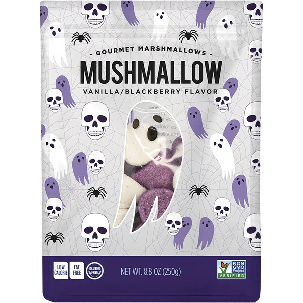 WONKANDY Mushmallow golosinas de vainilla y mora sin gluten bolsa 250 g