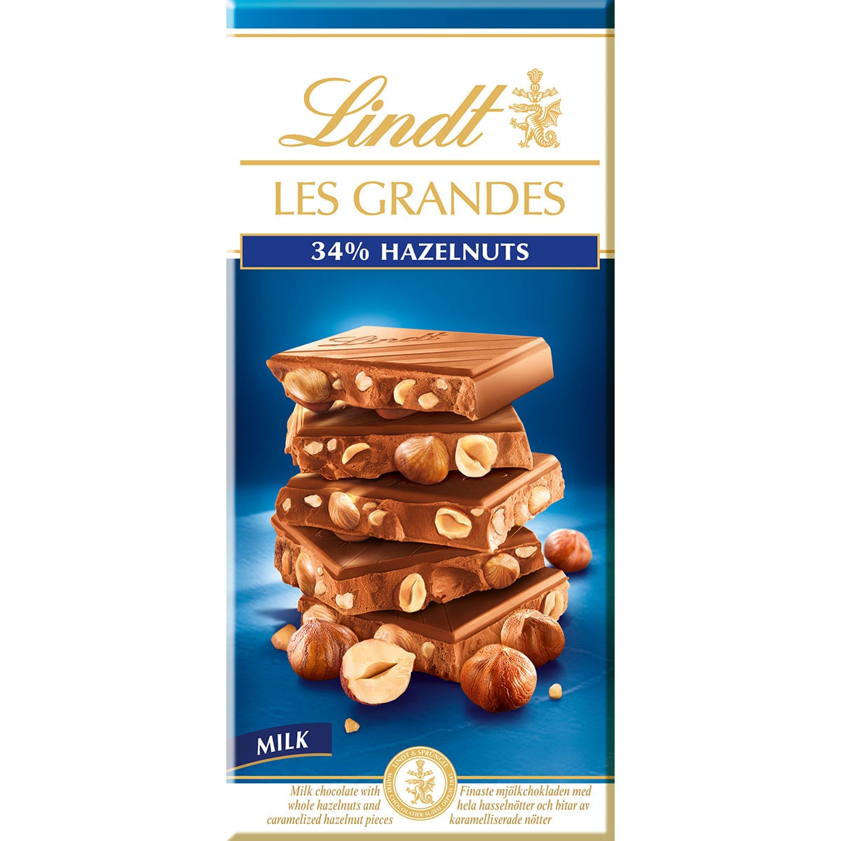 chocolate con leche y avellanas
