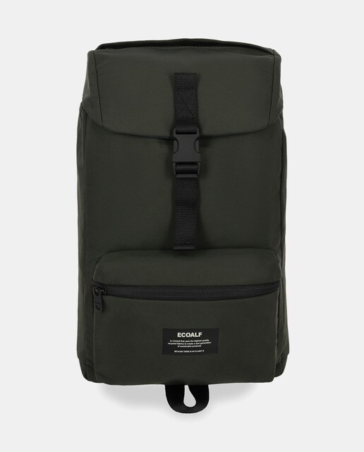 Dark green backpack with flap · Men's fashion · El Corte Inglés