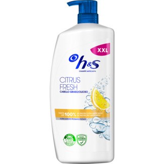 H&S Shampoo Citrus Fresh para Cabelo Oleoso embalagem 1000 ml