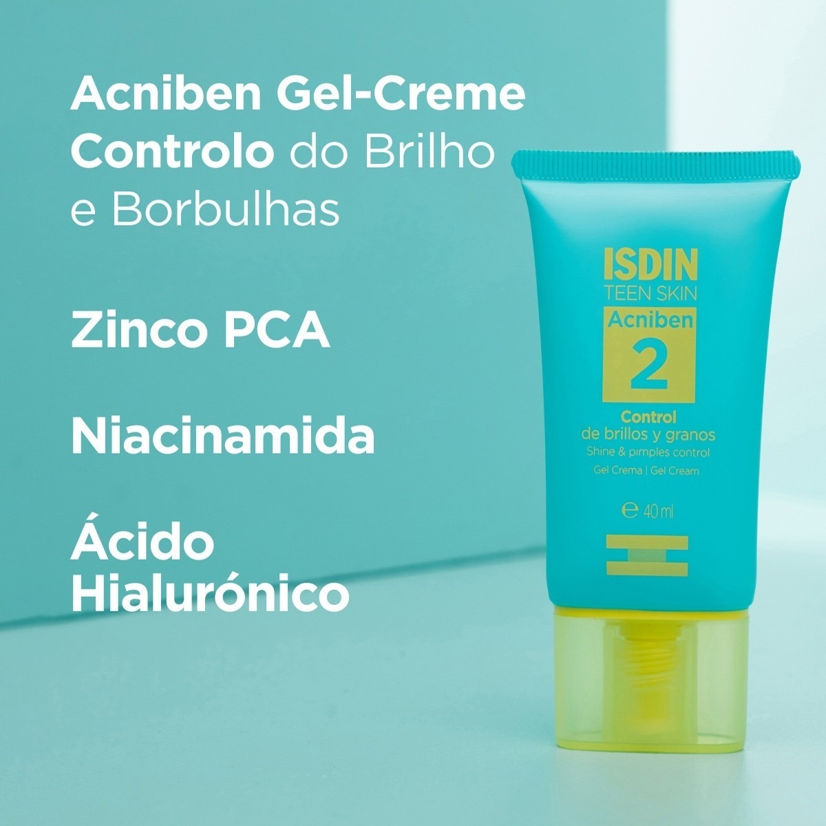 Gel Creme Controlo de Brilhos e Borbulhas Acniben 40 ml Isdin 5