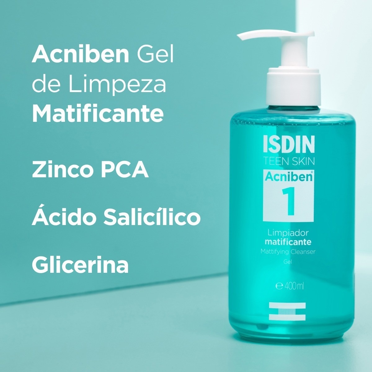 Gel de Limpeza Matificante para Pele Oleosa Acniben - 400 ml 5