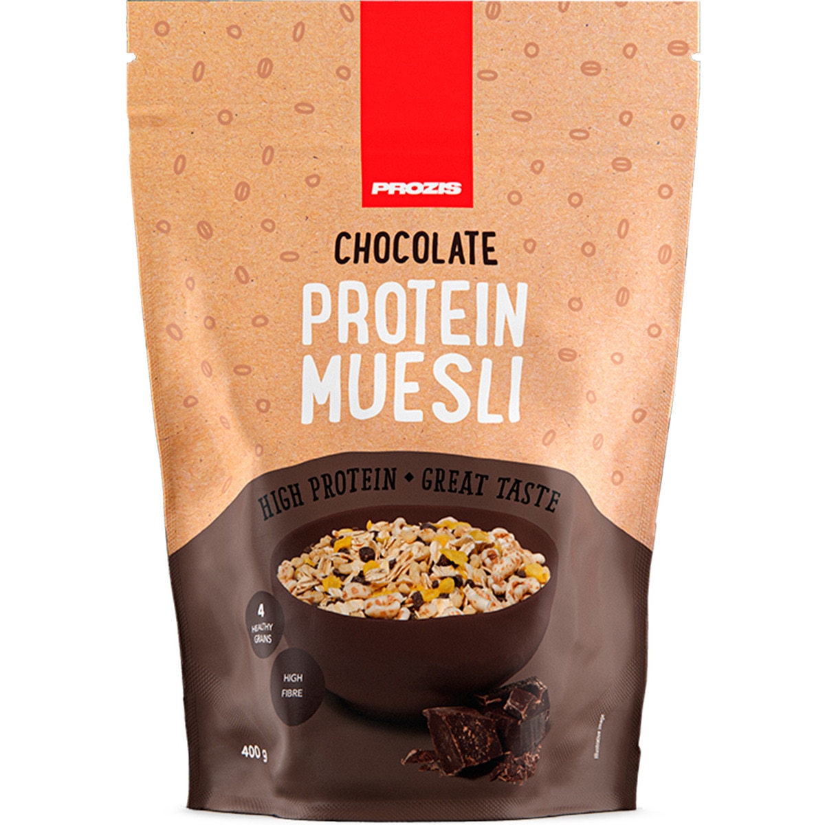 Muesli de Chocolate Proteico frasco 400 g · Prozis · Supermercado El