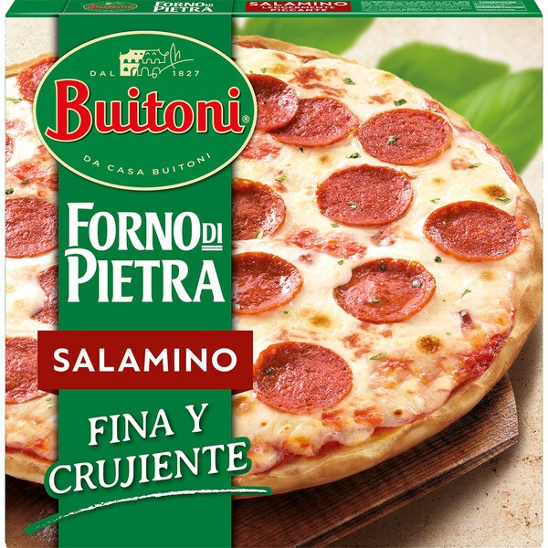 BUITONI FORNO DI PIETRA pizza con salami estuche 315 g