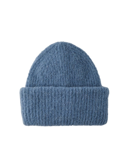 Gorro beanie de mujer con dobladillo