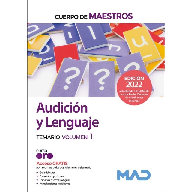 Cuerpo de maestros audicion y lenguaje. Temario