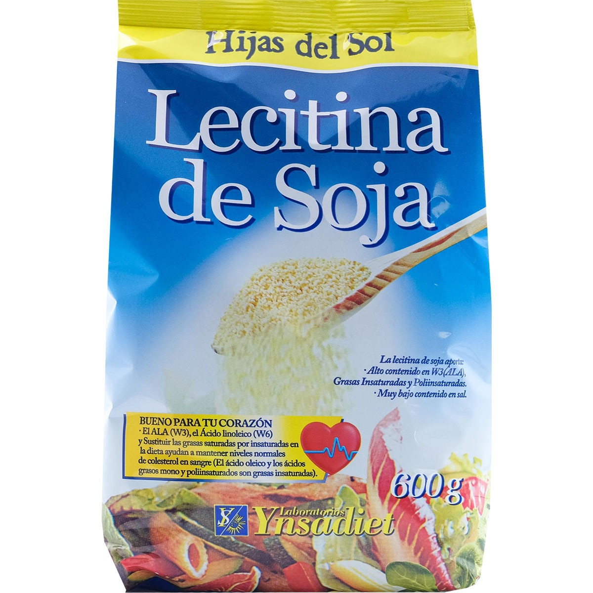 Lecitina de soja en polvo bolsa 600 g · HIJAS DEL SOL · Supermercado El
