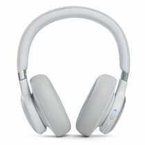 JBL Live 660NC Bluetooth and Noise Cancelling white overear headphones