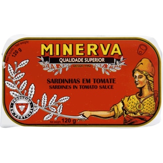 Minerva Sardinha sem Pele em Tomate lata 120 g