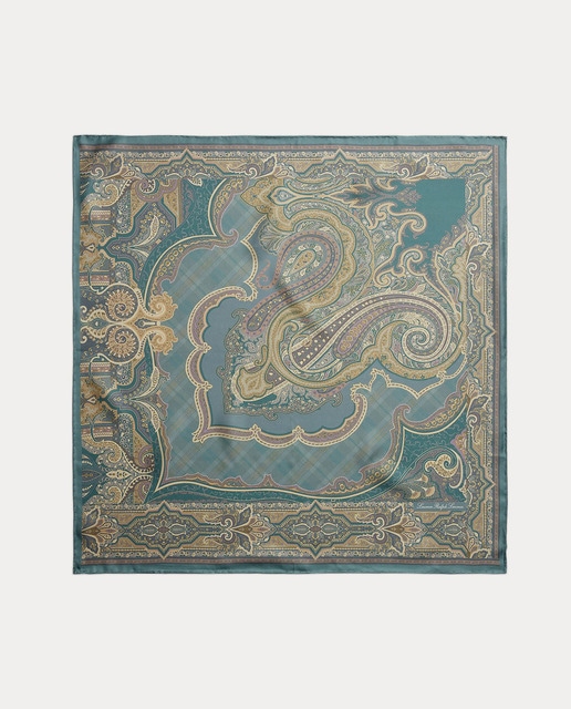 Pañuelo de seda estampado