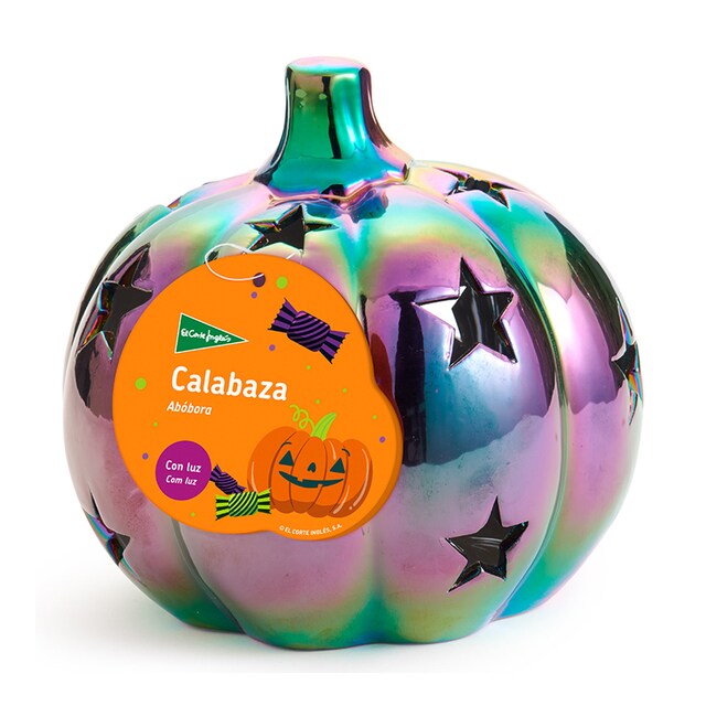 Calabaza con luz de Halloween  El Corte Inglés
