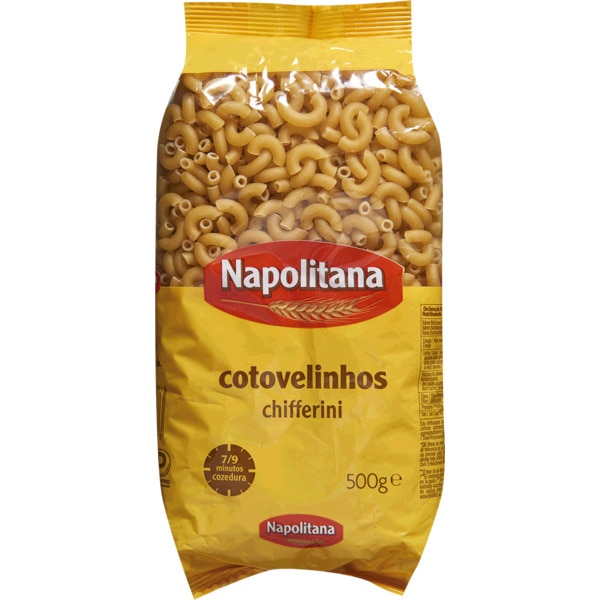 Massa Cotovelinhos embalagem 500 g