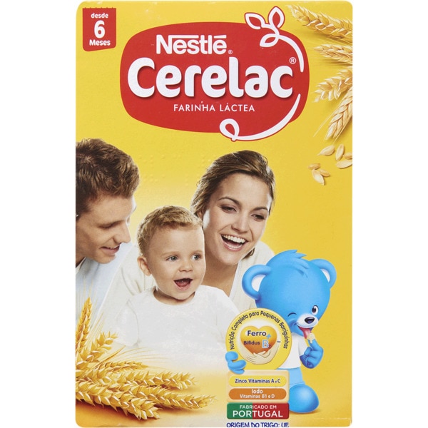 Papa Infantil Não Láctea Multicereais sem Açúcar +6M - emb. 180 gr