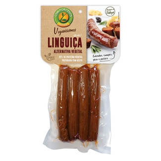 Cem Porcento Linguiça Vegetal 100% embalagem 200 g