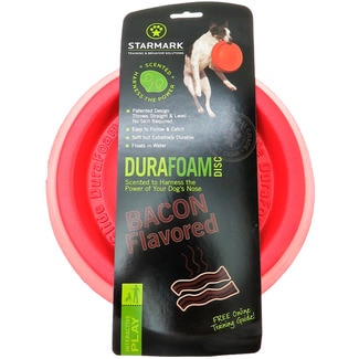 Starmark Brinquedo para Cão Durafoam Bacon Disco Médio embalagem 1 unidade