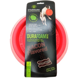 Starmark Brinquedo para Cão Durafoam Bacon Disco Large embalagem 1 unidade