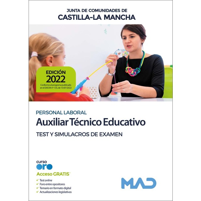 Auxiliar técnico educativo (personal laboral de la junta de comunidades de castilla-la mancha)