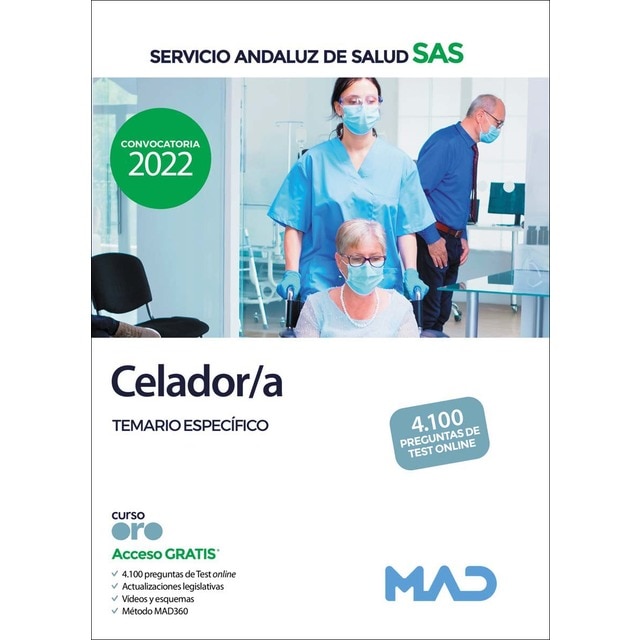 Celador/a del Servicio Andaluz de Salud. Temario Específico (Tapa blanda)