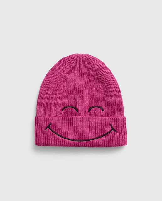 Gorro de niña con Smiley