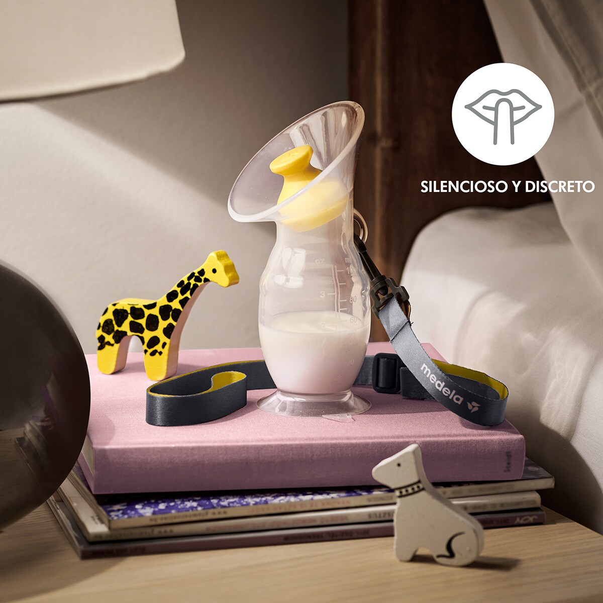 Recolhedor de Leite Materno em Silicone Branco-9