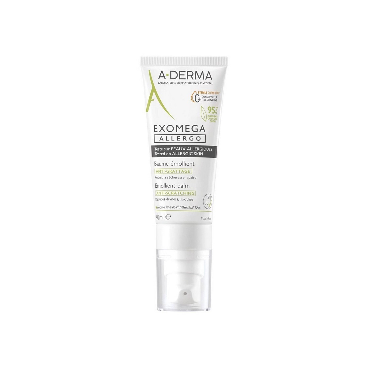 Imagem 0 de Bálsamo Emoliente Pele Seca Exomega Allergo - 40 ml