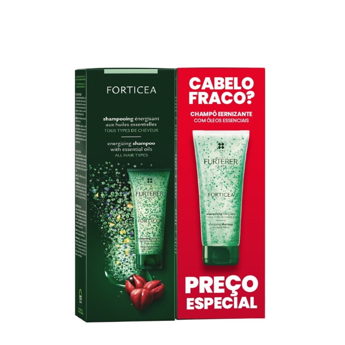 Imagem 0 de Duo Champô Forticea Energizante - Preço Especial - 2x200 ml