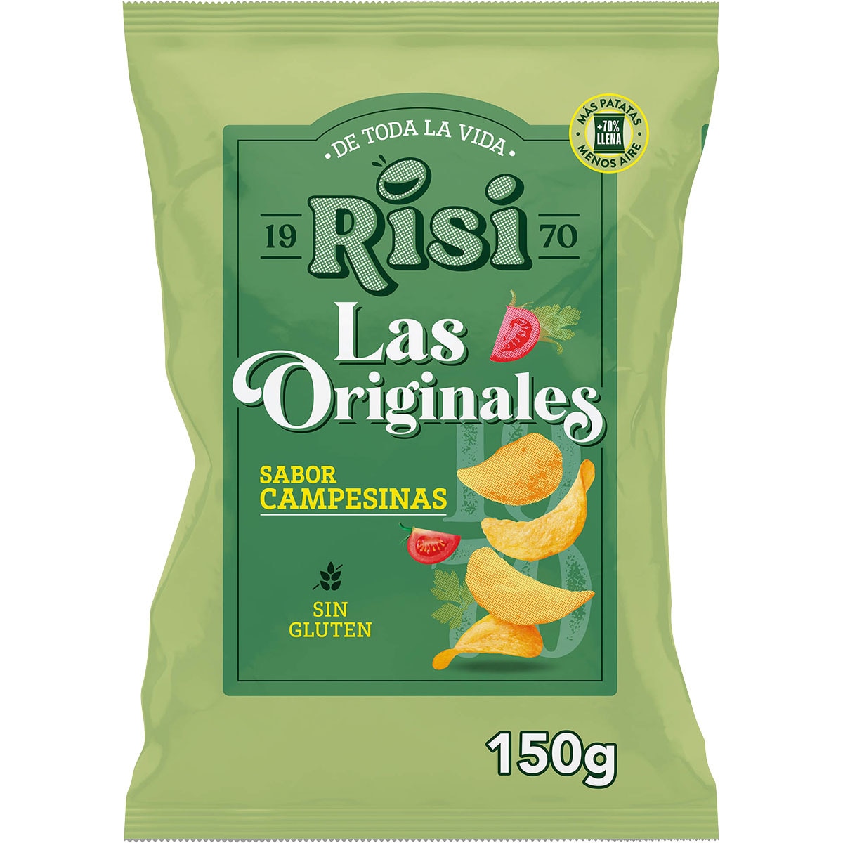 Las Originales Patatas Fritas Sabor Campesinas Bolsa 150 G · Risi · Supermercado El Corte Inglés 6045