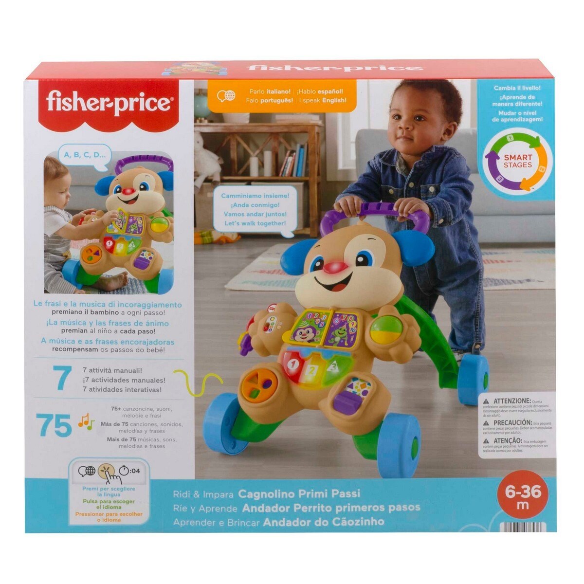Fisher-Price Aprender e brincar Andarilho Cãozinho Primeiros Passos 3