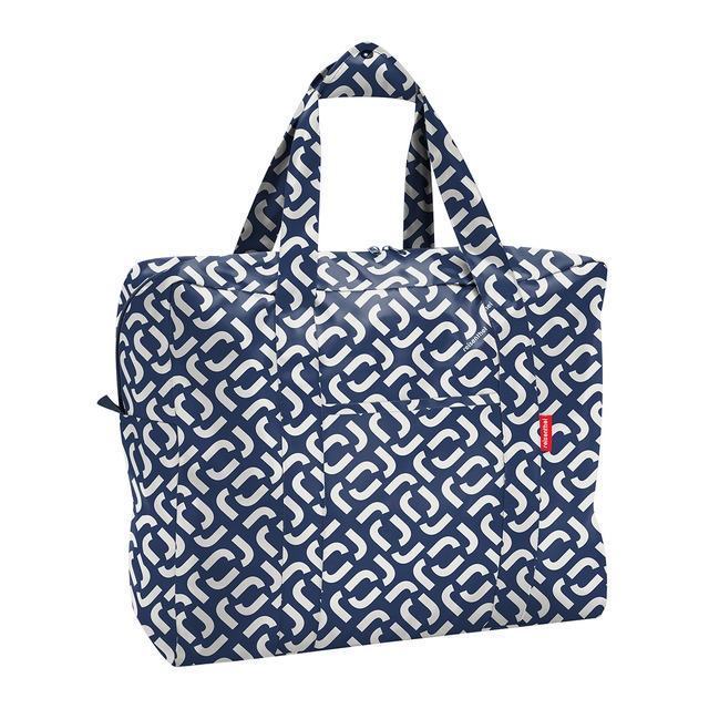 Bolsa plegable Mini Maxi Viaje Azul Signature Reisenthel