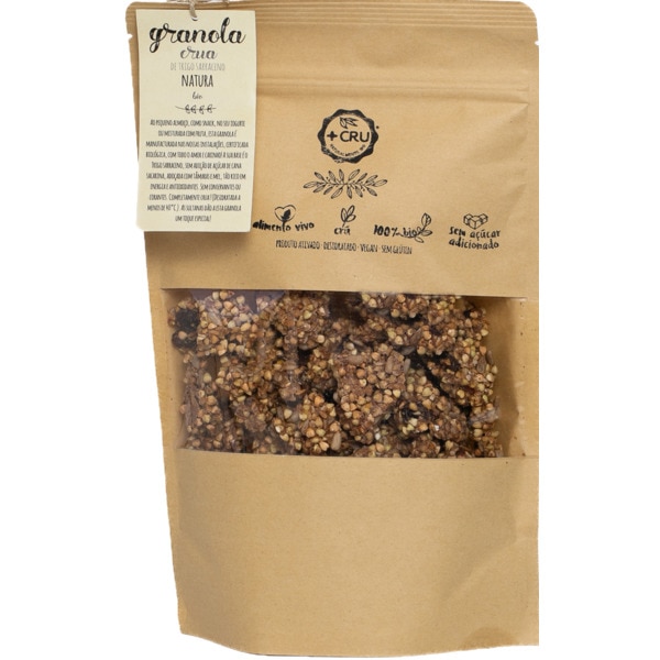 Granola Crua Natura Biológica embalagem 300 g