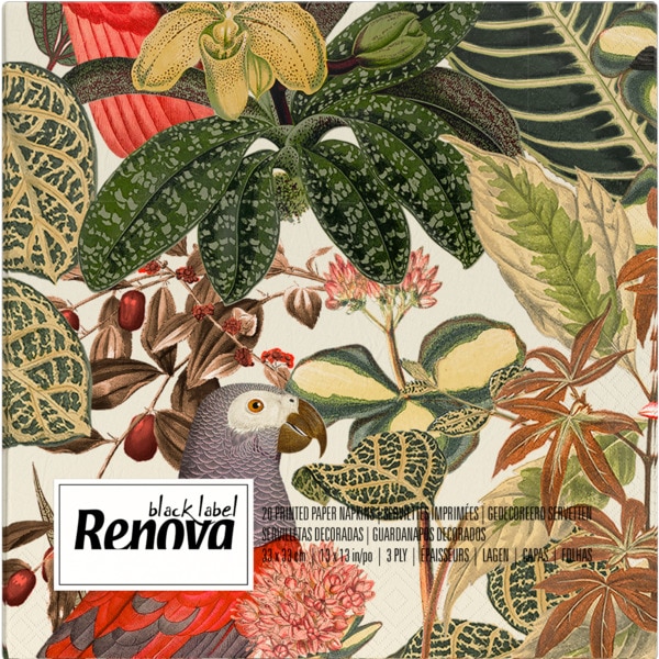 Guardanapos Black Label Jungle embalagem 20 unidades