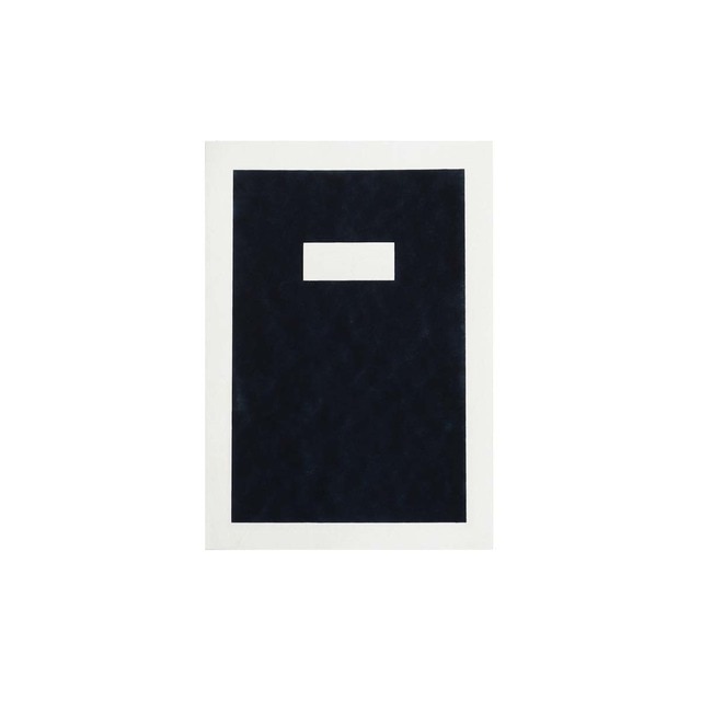 Cuaderno A5 Hanji Cabinet papel liso Hanaduri azul marino.