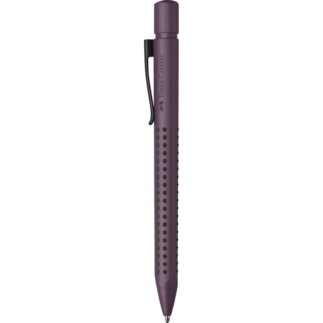 Bolígrafo GRIP 2022 recambio XB azul color del cuerpo frutos del bosque Faber-Castell.