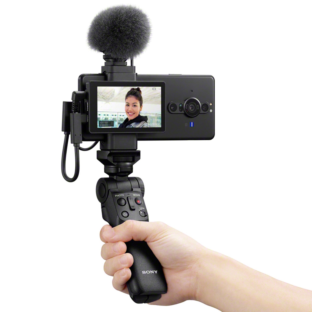 Microfone Gun Sem Fios Sony ECM-G1Z Preto-4