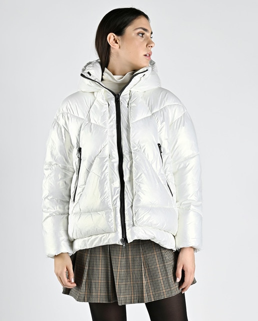 Parka brillante femme new arrivals