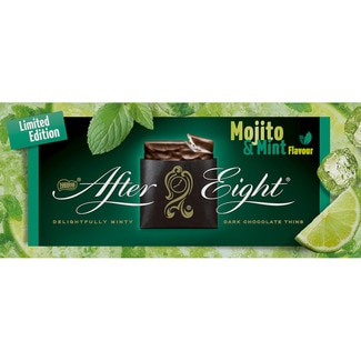 AFTER EIGHT Schokoladenplättchen Mojito- und Minzgeschmack limitierte Auflage Karton 200 g