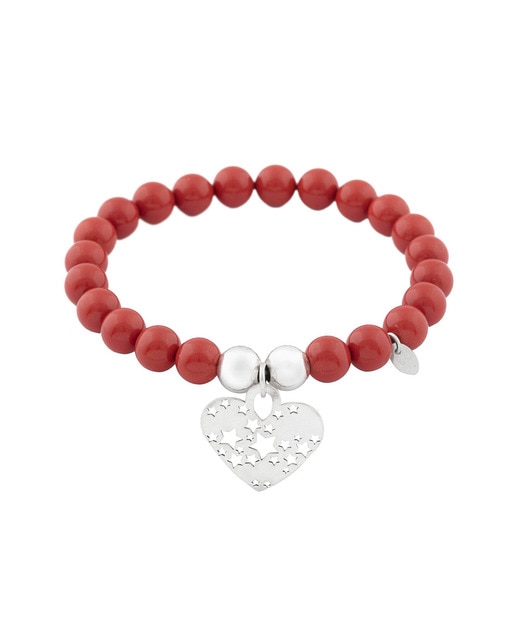 Pulsera Coral Corazón Estella
