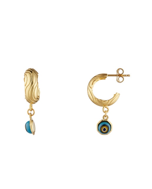 Pendientes Arito Ojo Turco Gold