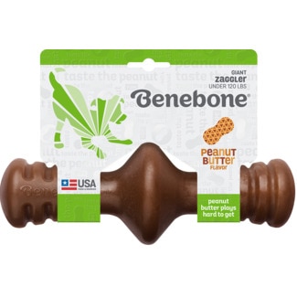 Benebone Brinquedo para Cão Zaggler de Amendoim Tamanho XL embalagem 1 unidade