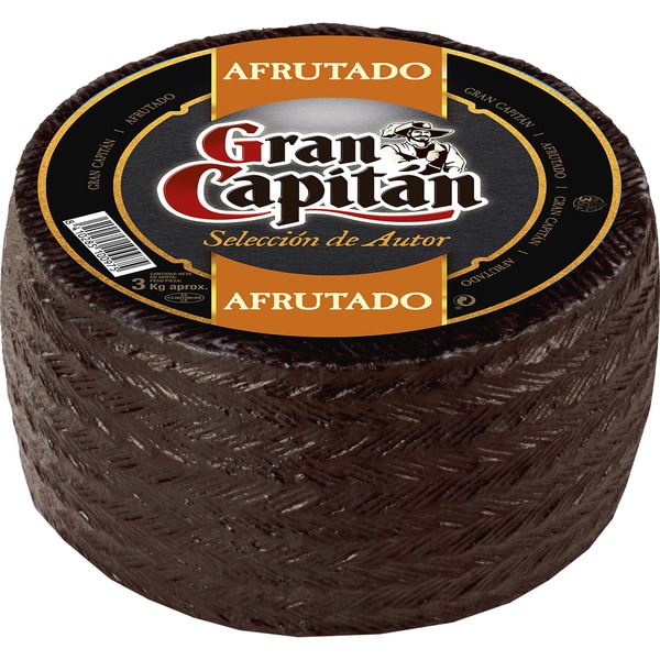GRAN CAPITAN queso curado mezcla sabor afrutado elaborado con leche pasteurizada peso aproximado pieza 2,92 kg
