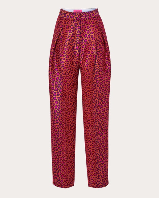 Pantalón recto estampado
