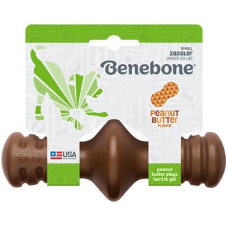 Benebone Brinquedo para Cão Zaggler de Amendoim Tamanho S embalagem 1 unidade